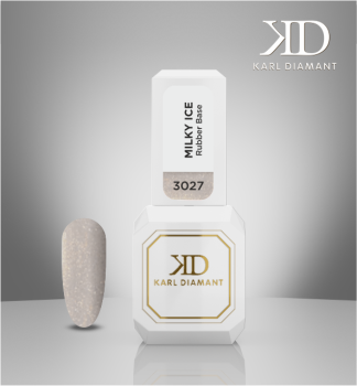 Rubber Base Gel ICE Milky Glimmer Karl Diamant 11 ml